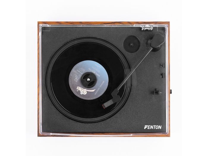 Fenton RP170L Giradiscos con caja de almacenaje de vinilos Madera 102165 - 9