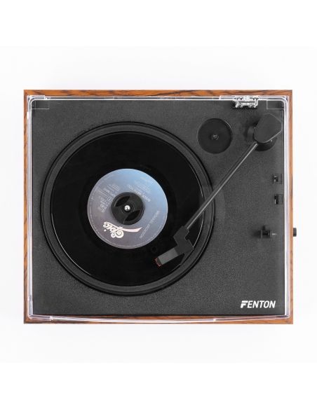 Fenton RP170L Giradiscos con caja de almacenaje de vinilos Madera 102165 - 9