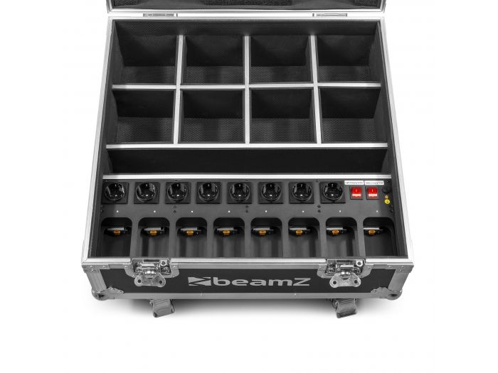 beamZ FCC10 Flightcase para 8x BBP54 con cargador 150603 - 8