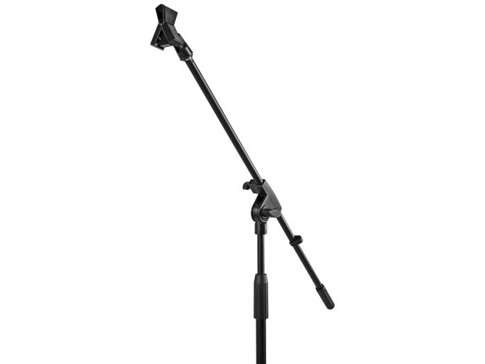 Vonyx MS10 Pie de microfono con pertiga, altura 1.6m, negro 180024