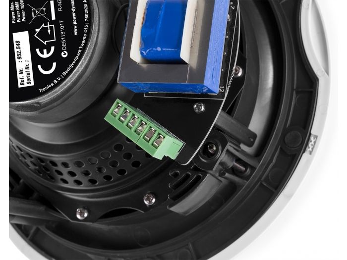 Power Dynamics FCS6 Altavoces de techo de bajo perfil 100V 6,5" 952548 - 10