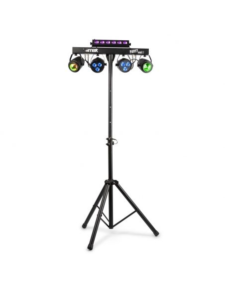 Max PartyBar10 Kit 2x Jelly Moon, 2xPAR y UV/Strobo 153008 - 2
