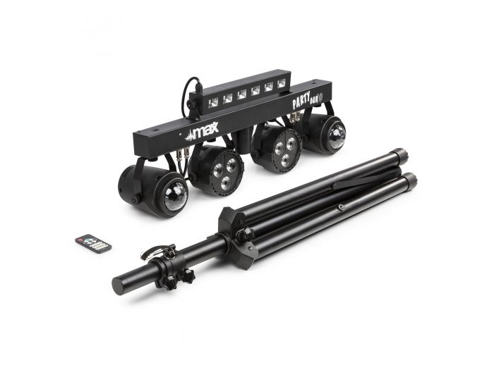 Max PartyBar10 Kit 2x Jelly Moon, 2xPAR y UV/Strobo 153008 - 3