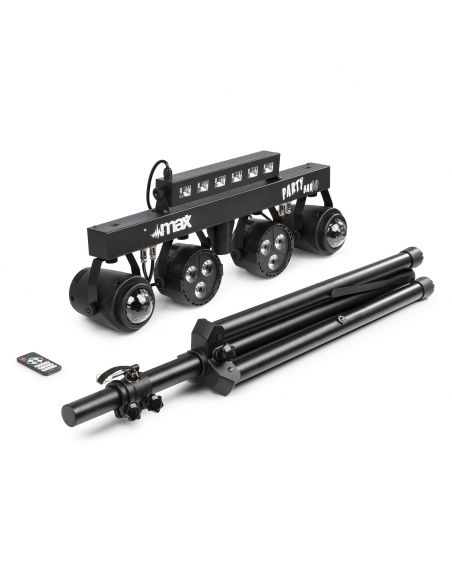 Max PartyBar10 Kit 2x Jelly Moon, 2xPAR y UV/Strobo 153008 - 3
