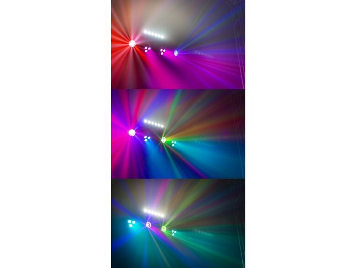 Max PartyBar10 Kit 2x Jelly Moon, 2xPAR y UV/Strobo 153008 - 10