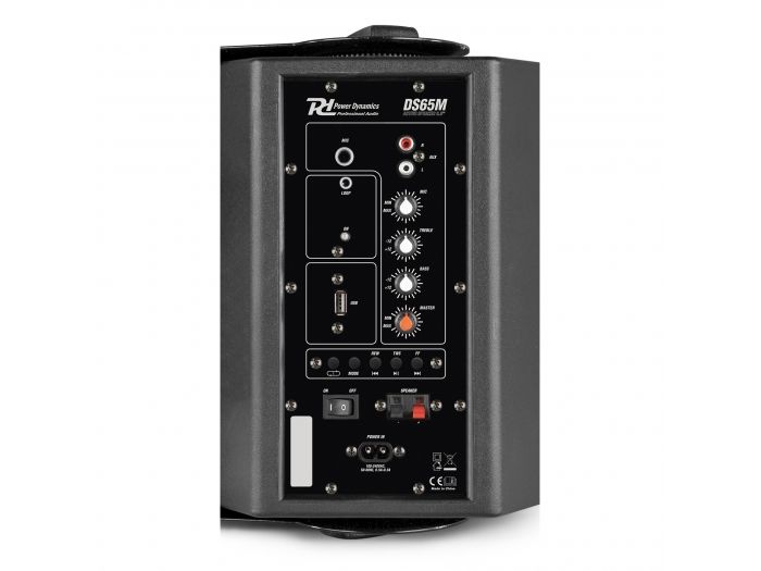 Power Dynamics DS65MB Conjunto altavoces activo con BT 6.5” 125W Negro 100063 - 4