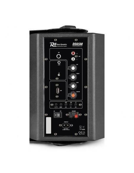 Power Dynamics DS65MB Conjunto altavoces activo con BT 6.5” 125W Negro 100063 - 4