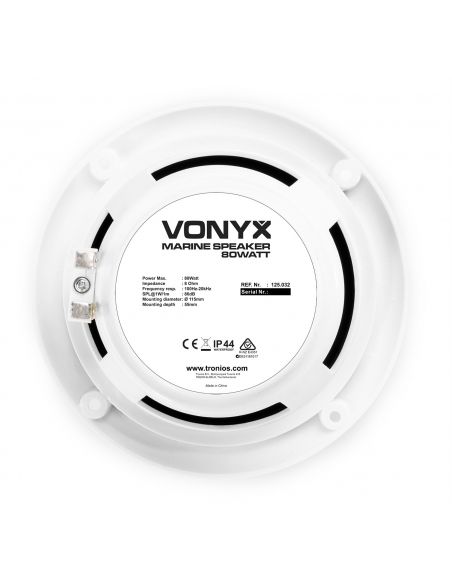 Vonyx MSV50 Juego de altavoces marinos de 5 " 125032 - 9