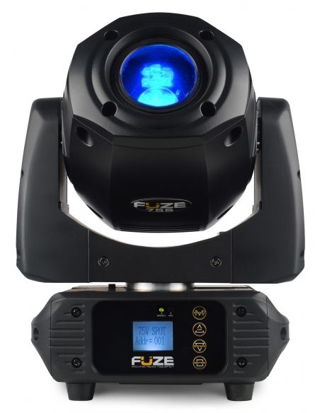 Beamz Fuze75S Set 2 pcs Cabeza Movil Spot 75W LED en Flightcase
