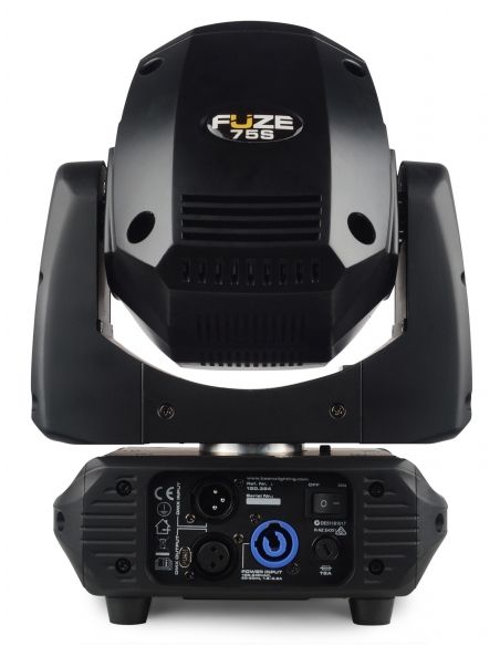 Beamz Fuze75S Set 2 pcs Cabeza Movil Spot 75W LED en Flightcase