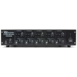 Power Dynamics PDV550M Amplificador Matrix linea de 100V 5x50W 5 Zonas | Mas Que Sonido