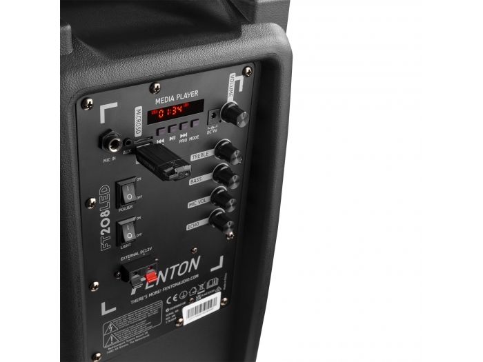 Fenton FT208LED Sistema portátil de sonido 2x 8" 170020 - 6