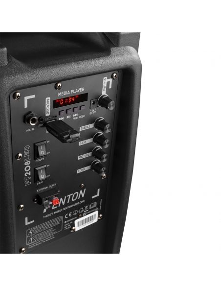 Fenton FT208LED Sistema portátil de sonido 2x 8" 170020 - 6