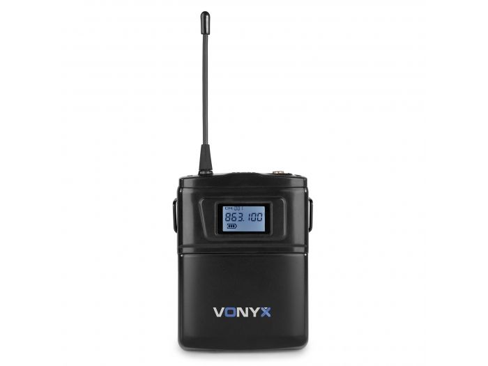 Vonyx WM61B Wirel.Micro UHF 16 Ch 1 Bodyp | Mas Que Sonido