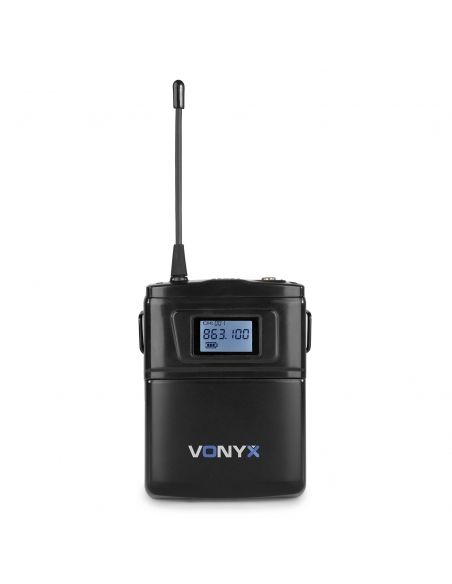 Vonyx WM61B Wirel.Micro UHF 16 Ch 1 Bodyp | Mas Que Sonido