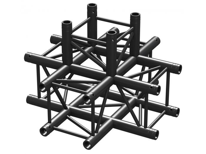 Beamz P30-C55 Truss 5 vias Cruz Negro