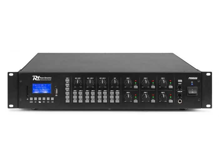 Power Dynamics PRM606 Amplificador matrix de 6 Zonas 6 x 60W línea de 100v 952161