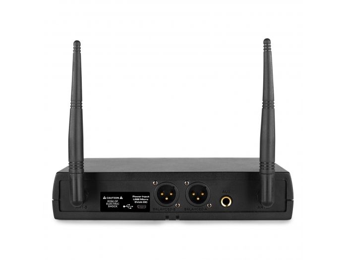 Vonyx WM62B Wirel.Micro UHF 16 Ch 2 Bodyp | Mas Que Sonido