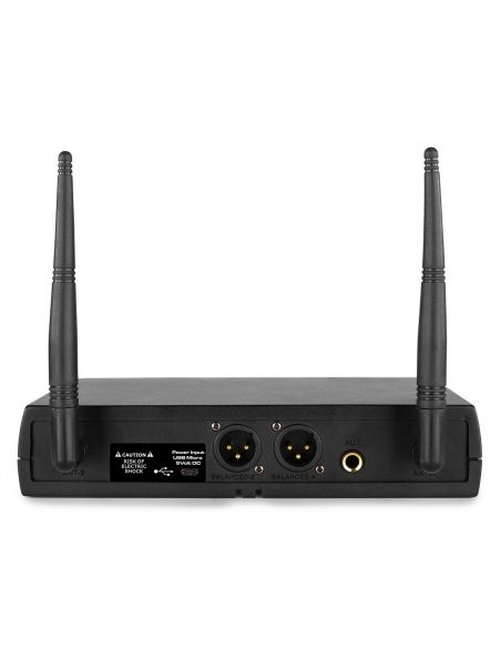 Vonyx WM62B Wirel.Micro UHF 16 Ch 2 Bodyp | Mas Que Sonido