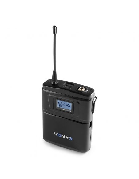 Vonyx WM62B Wirel.Micro UHF 16 Ch 2 Bodyp | Mas Que Sonido