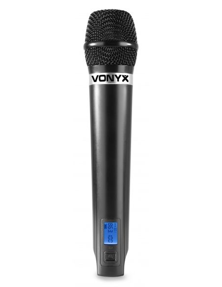 Vonyx WM62 Micrófono inalámbrico UHF 16Ch con 2 micrófonos de mano 179262 - 7