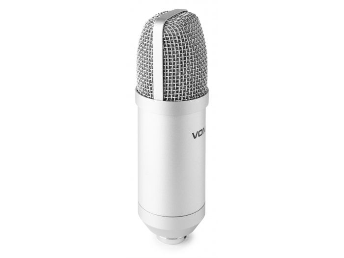 Vonyx CM300S Micrófono de estudio USB Plata 173508
