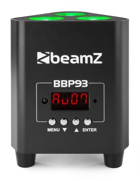 Beamz BBP93 Foco PAR Batería 3x 10W 