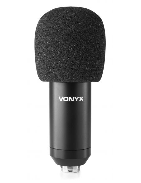 VONYX - CM300B MICRÓFONO DE ESTUDIO USB NEGRO