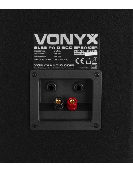 Vonyx SL28 Caja acustica disco PA 2x 8"/20cm 800W 178736 - 7