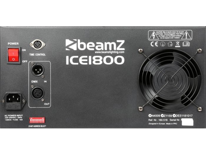 beamZ ICE1800 Maquina de humo bajo control DMX 160518 - 4