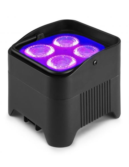 Beamz BBP94W Foco PAR con bateria 4x 12W WDMX 