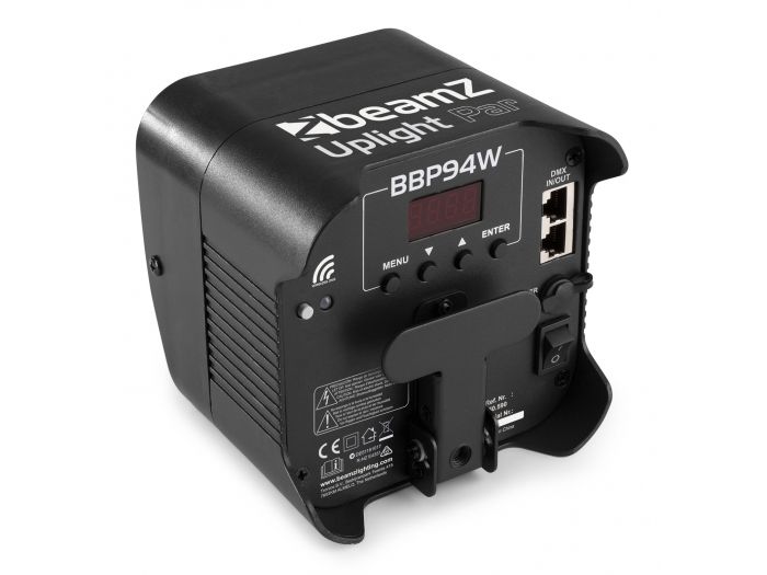 Beamz BBP94W Foco PAR con bateria 4x 12W WDMX 