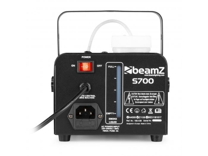 Beamz S700 Maquina de Humo incluye liquido de humo 