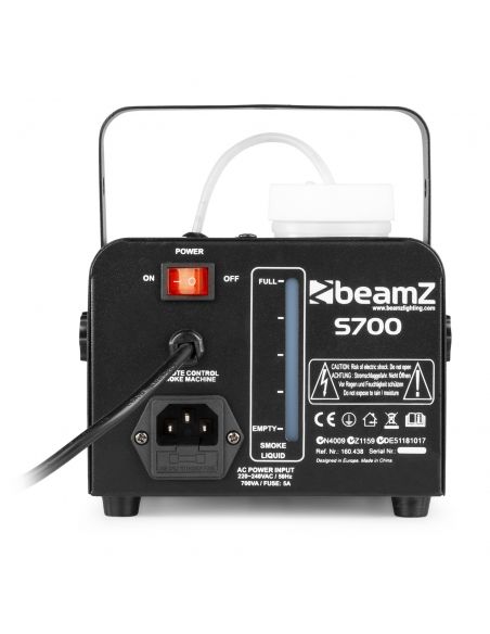 Beamz S700 Maquina de Humo incluye liquido de humo 