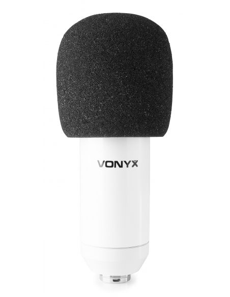 Vonyx CM300W Micrófono de estudio USB Blanco 173510