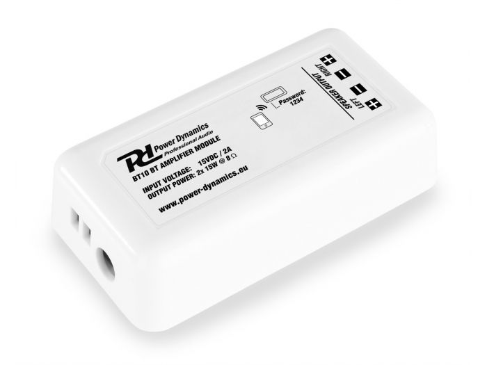 Power Dynamics BT10 Amplificador compacto estereo BT 952504