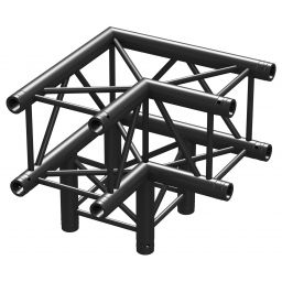 Beamz P30-C30 Truss 3 vias corner 90§ Negro