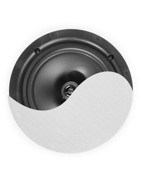 Power Dynamics NCBT601 Altavoz de techo de bajo perfil amplificados BT 6.5" Blanco 952628