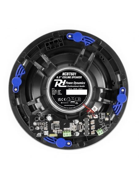 Power Dynamics NCBT601 Altavoz de techo de bajo perfil amplificados BT 6.5" Blanco 952628