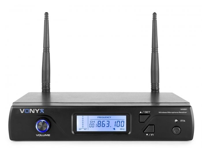 Vonyx WM61 Wirel.Micro UHF 16 Ch 1 Micro | Mas Que Sonido