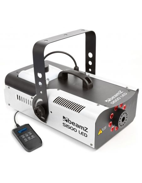 Beamz S1500LED Maquina de Humo con Leds 9x 3W RGB DMX