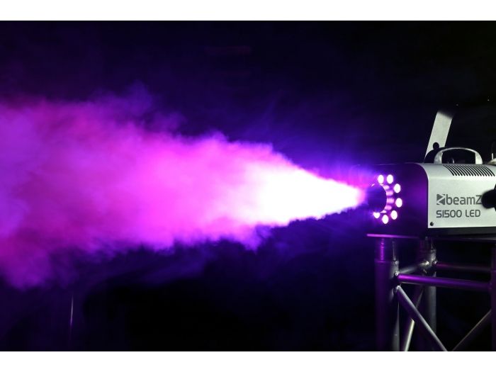 Beamz S1500LED Maquina de Humo con Leds 9x 3W RGB DMX