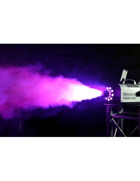 Beamz S1500LED Maquina de Humo con Leds 9x 3W RGB DMX
