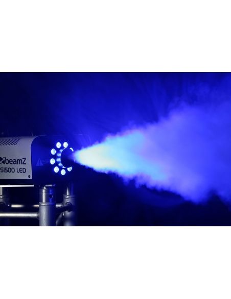 Beamz S1500LED Maquina de Humo con Leds 9x 3W RGB DMX