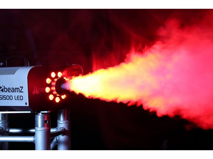 Beamz S1500LED Maquina de Humo con Leds 9x 3W RGB DMX