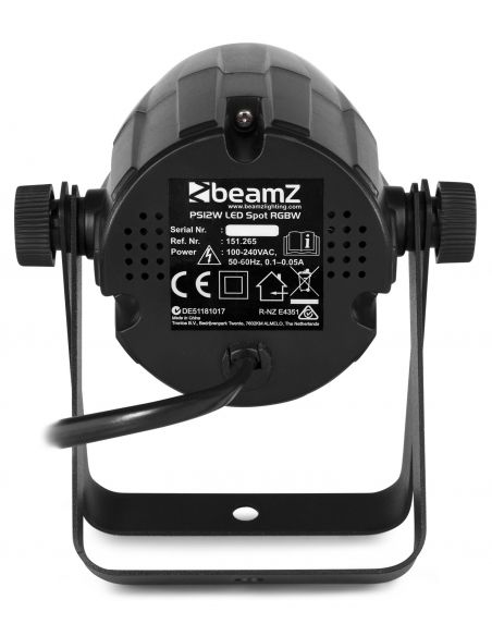 Beamz PS12W LED Spot 12W RGBW IR