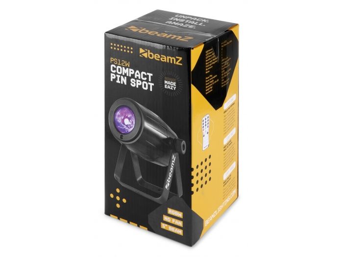 Beamz PS12W LED Spot 12W RGBW IR