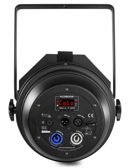Beamz COB100W PAR light 100W 3K Warm White ZOOM 