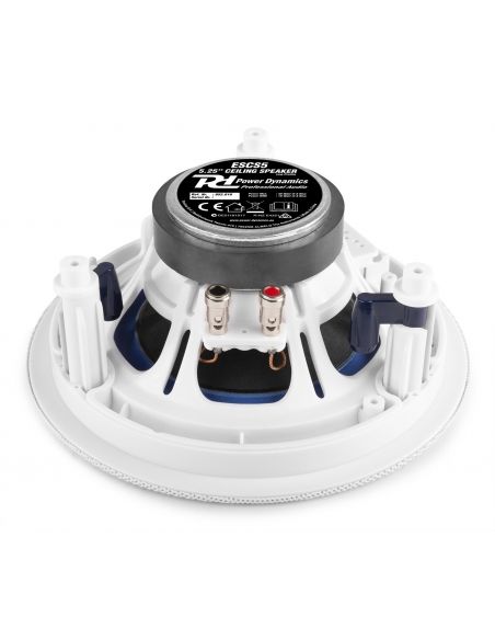 Power Dynamics ESCS5 Conjunto altavoces de techo de bajo perfil 5,25” 952610