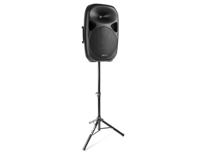 Vonyx SPS15A Kit de altavoz 15” active con Mp3 y trípode 178137 - 1